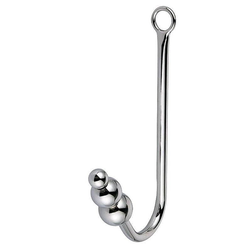 Three Ball Steel Anal Hook by BDStyle - Spreaders and Hangers