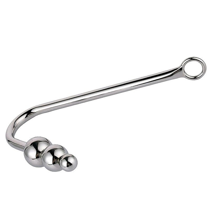 Three Ball Steel Anal Hook by BDStyle - Spreaders and Hangers
