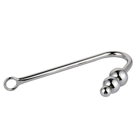 Three Ball Steel Anal Hook by BDStyle - Spreaders and Hangers