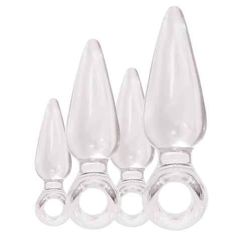 Jolie Trainer Kit - Clear Butt Plug Set By Ns Novelties - Sex Kits
