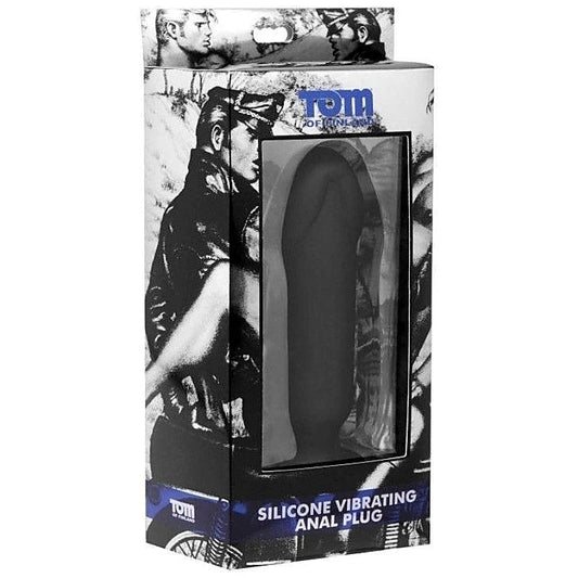 Tom of Finland Silicone Vibrating Anal Plug - Anal Vibrators