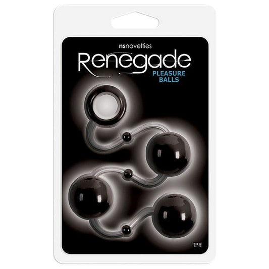 Renegade Pleasure Balls Black By Ns Novelties - Anal Beads and Balls