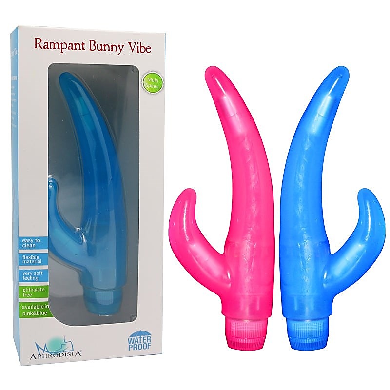 Rampant Bunny Vibrator by Aphrodisia - Novelty Vibrators
