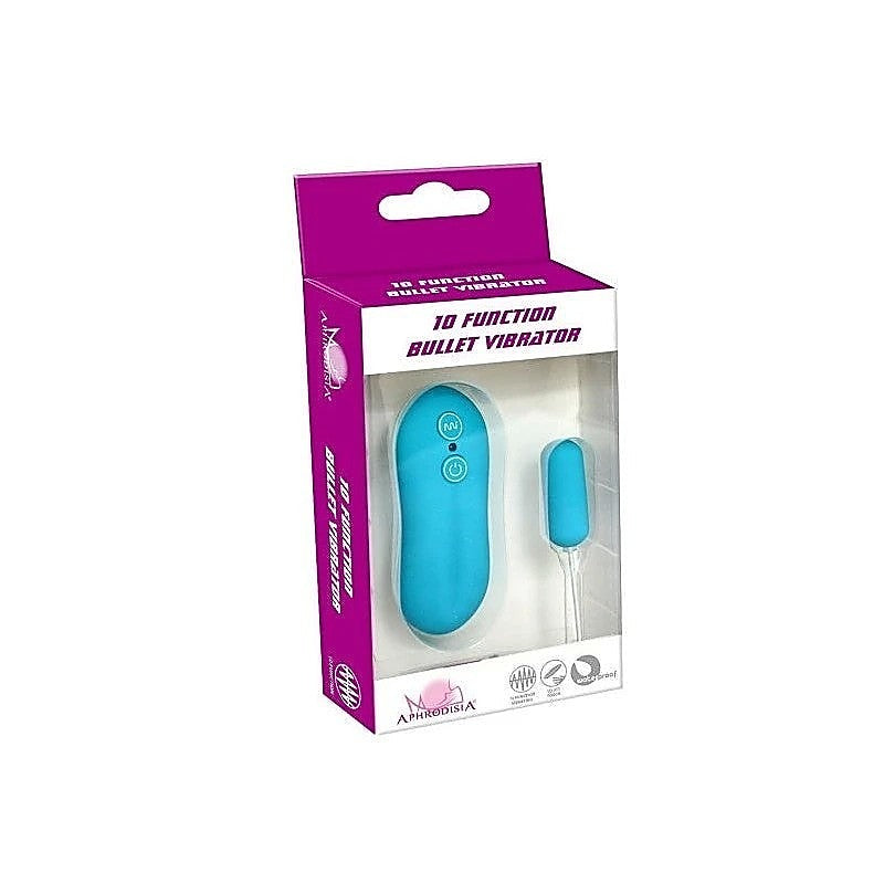 Aphrodisia 10 Function Vibrating Bullet - Anal Dildos