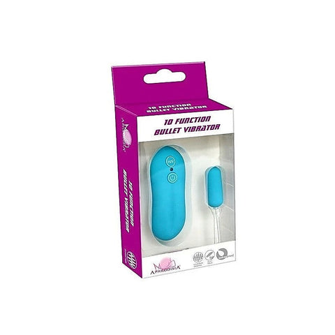 Aphrodisia 10 Function Vibrating Bullet - Anal Dildos