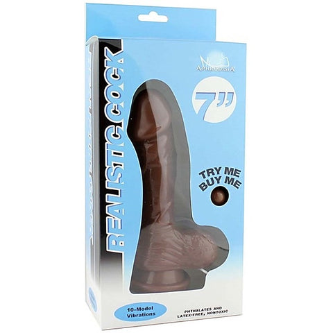 Aphrodisia 7 Inch Vibrating Cock - Realistic Dildos