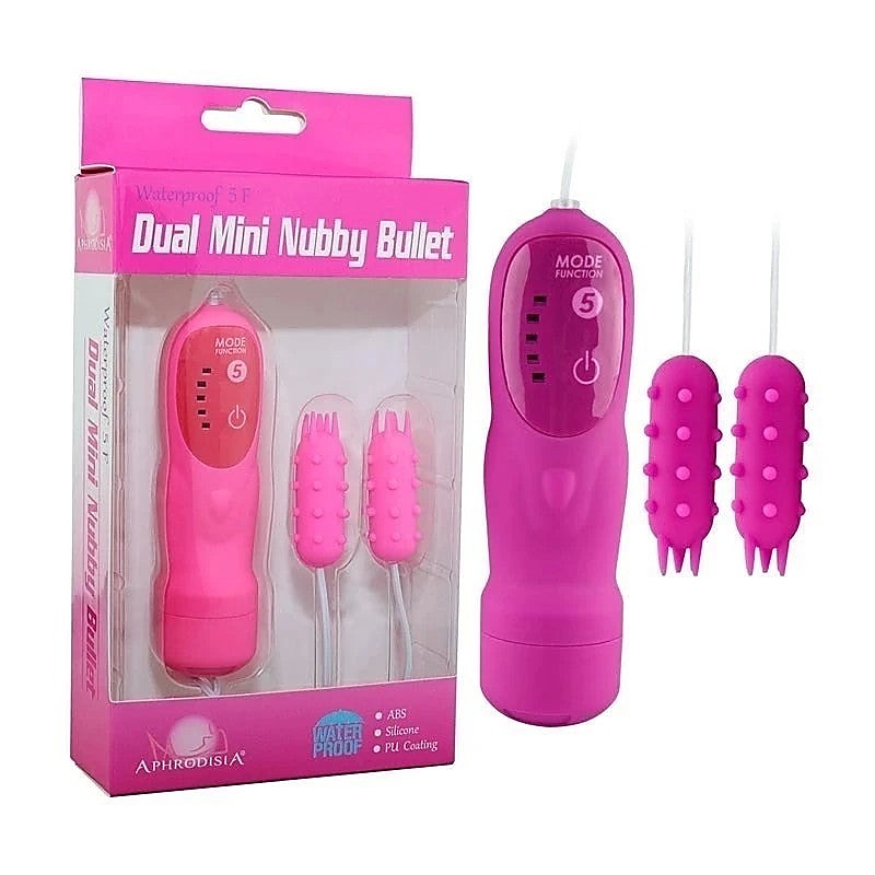 Aphrodisia Dual Mini Nubby Bullets - Butt Plugs