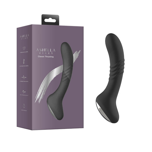 Ashella Vibes Classic Thrusting G Spot Stimulator - G-Spot Vibrators