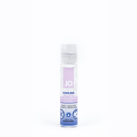 System JO Agape Water Based Cooling Lubricant 30ml - Water Based Lubes