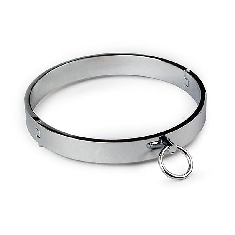 Mouaward Metal Slave Collar - Collars and Leads
