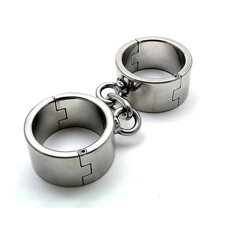 Premium Hardcore Metal Bondage Cuffs By Bdstyle - Cuffs and Restraints