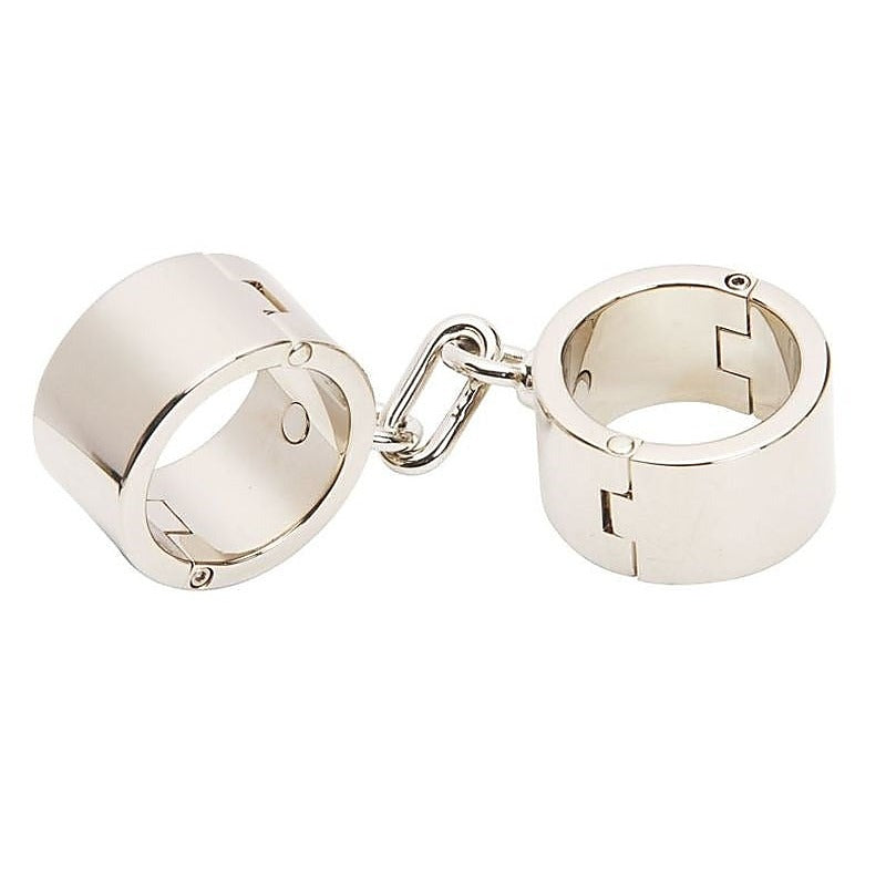 Premium Hardcore Metal Bondage Cuffs By Bdstyle - Cuffs and Restraints