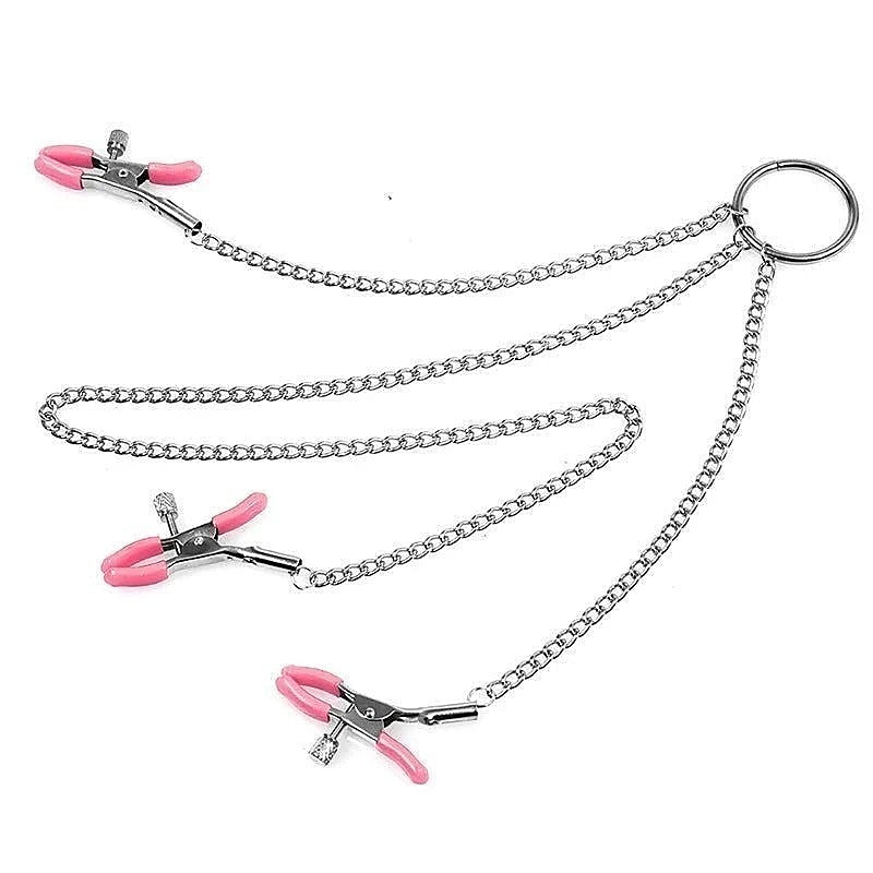 Twisted Nipple & Clit Clamps by BDStyle - Butt Plugs