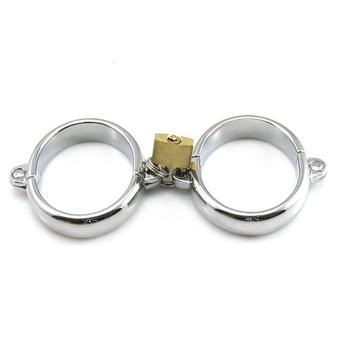 Lock Up Steel Cuffs - Cuffs and Restraints