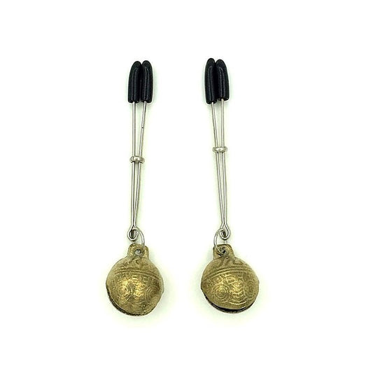 Tweezer Nipple Clamps with Bells - Breast and Nipple Toys