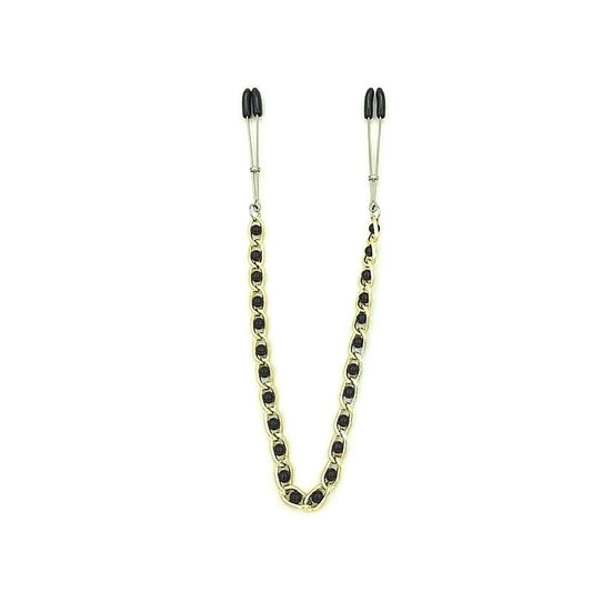 Tweezer Nipple Clamps with Connecting Chain - Breast and Nipple Toys