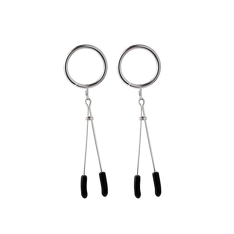 Tweezer Nipple Clamp With Metal O-Ring By Bdstyle - Breast and Nipple Toys
