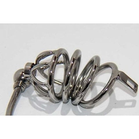 Cock Cage & Penis Plug Small by BDStyle - Male Chastity