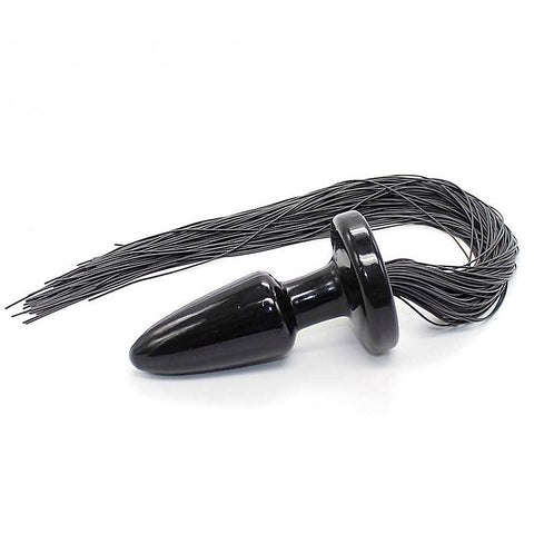 Horse Soft Rubber Tail Anal Plug By Bdstyle - Steel Sex Toys