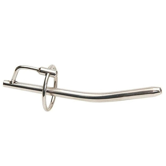 Bent Cum Thru Penis Plug With Ring - Penis Plugs