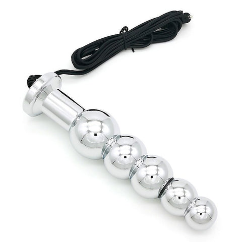 Bipolar Metal Electric Shock Butt Plug - N by BDStyle - Electro Sex
