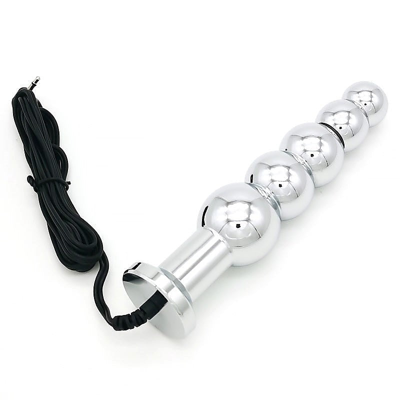 Bipolar Metal Electric Shock Butt Plug - N by BDStyle - Electro Sex