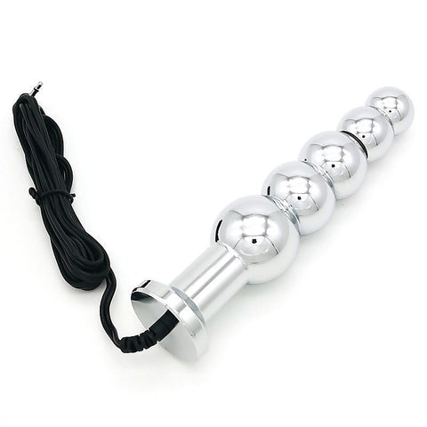 Bipolar Metal Electric Shock Butt Plug - N by BDStyle - Electro Sex