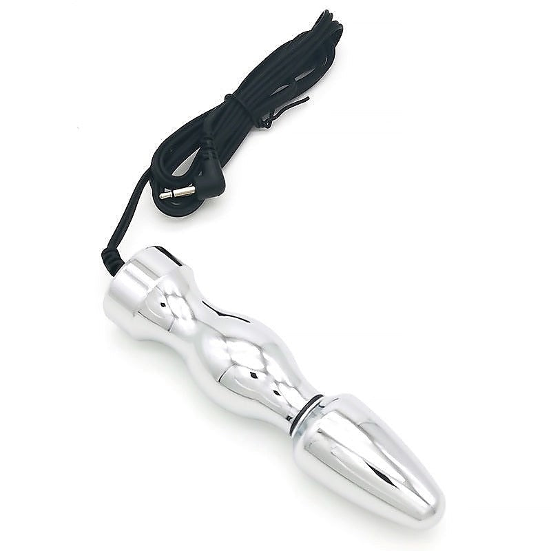 Bipolar Metal Electric Shock Butt Plug - T - Electro Sex