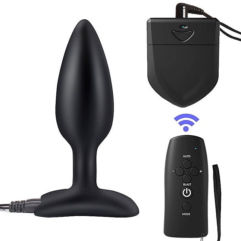 Wireless Electric Shock Anal & Penis Plug - Penis Plugs