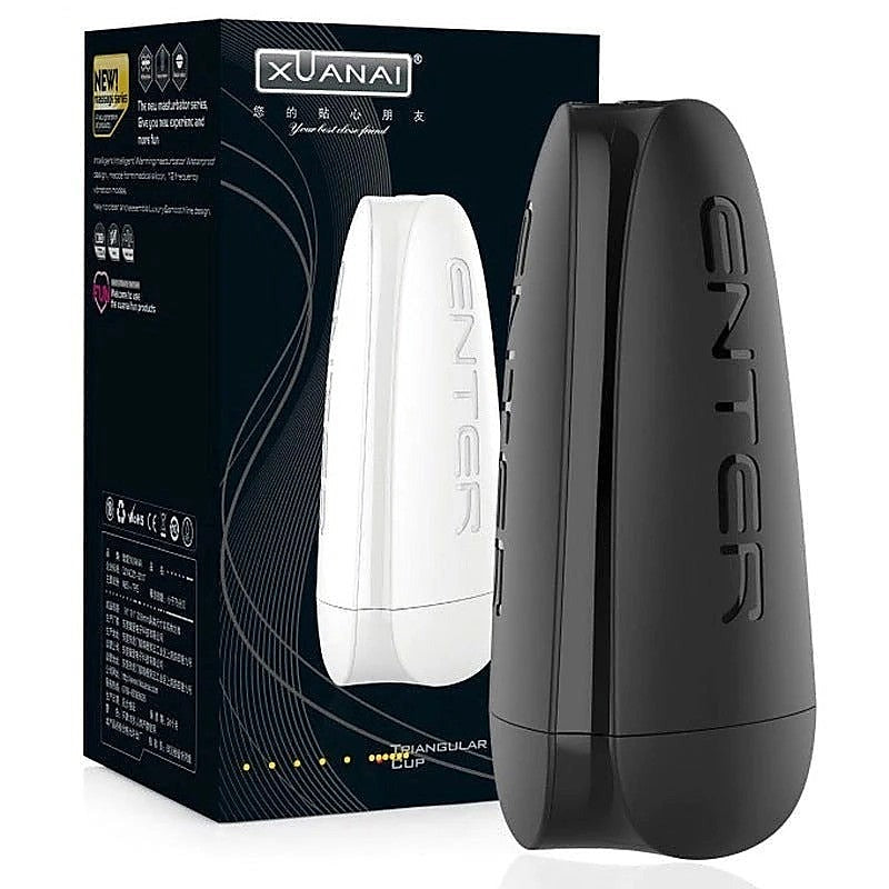 BDStyle Rechargeable Triangle Vibration Pleasure Cup - Masturbators and Strokers