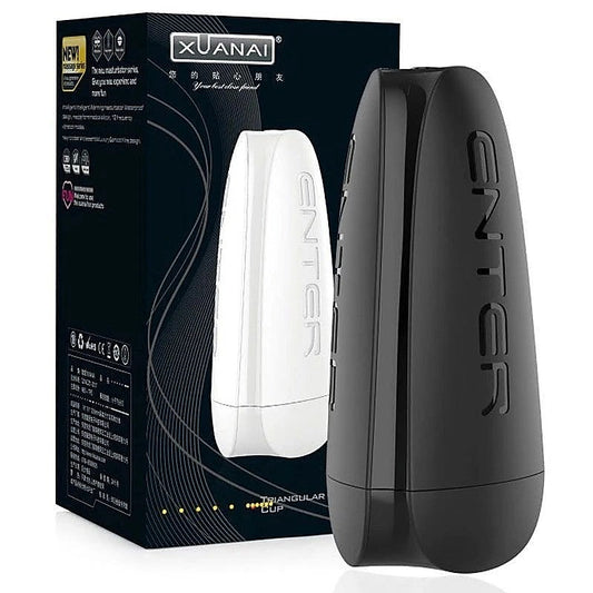 BDStyle Rechargeable Triangle Vibration Pleasure Cup - Masturbators and Strokers