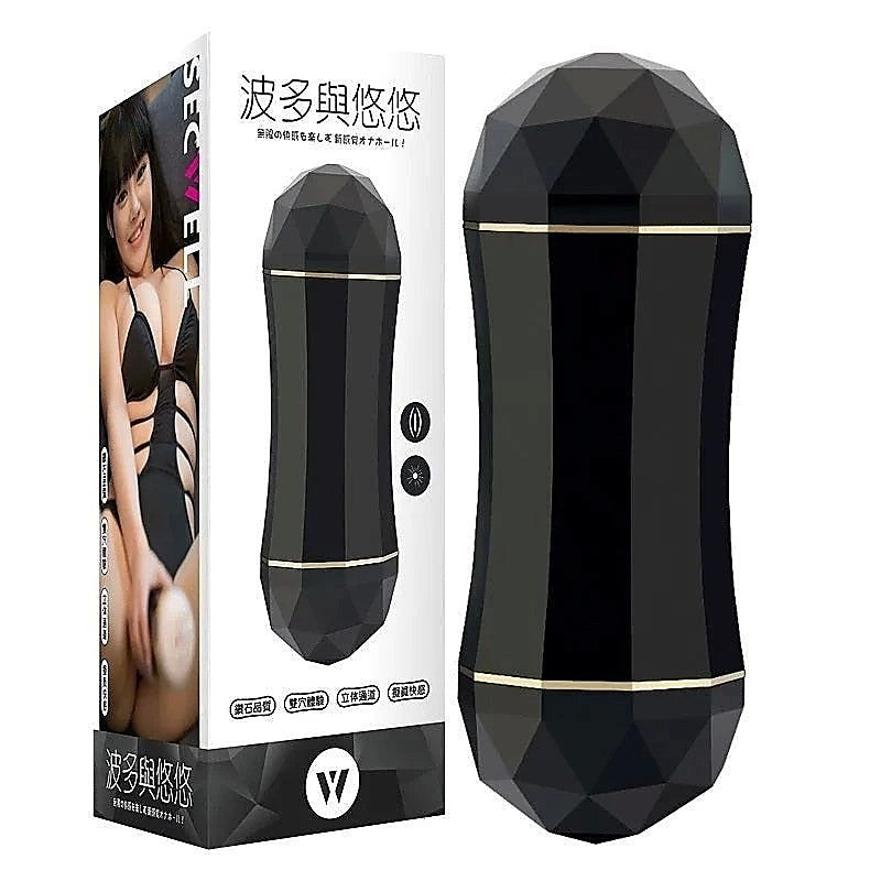 Realistic Anal Masturbator with Hardcase - Realistic Butts And Vaginas