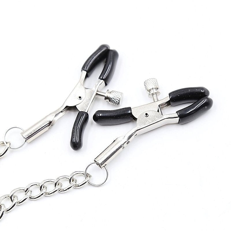 Spider Mouth Gags With Nipple Clamps - Breast and Nipple Toys