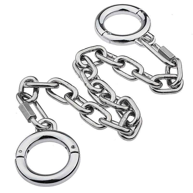 Class - Secure And Stylish Stainless Steel Bdsm Cuffs - Steel Sex Toys