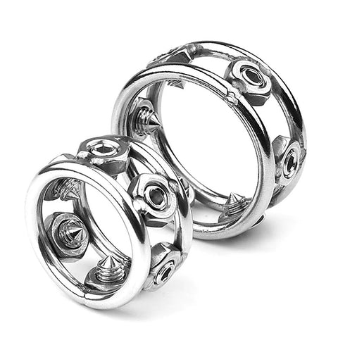 BD Style Men Heavy Cock Rings With 6 Spikes by BDStyle - Cock Rings