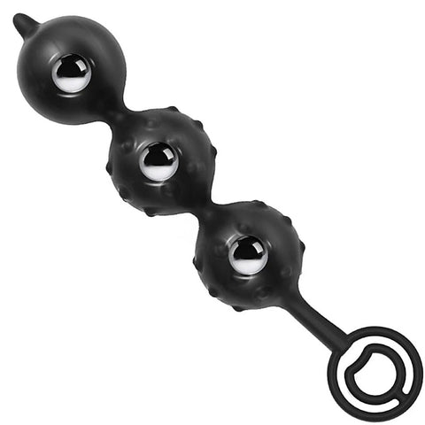 Pleasure Amplifier - Oversized Inflatable Anal Beads - Enemas and Douches