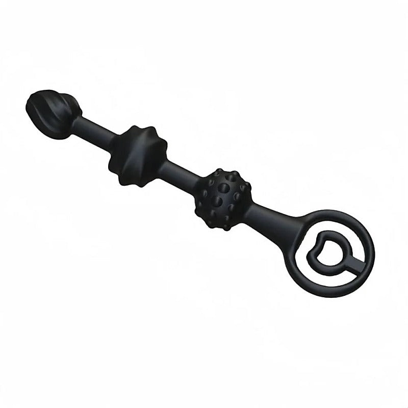 Pleasure Amplifier - Oversized Inflatable Anal Beads - Enemas and Douches