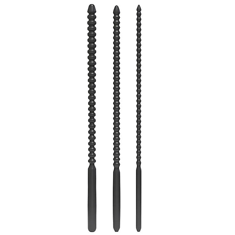 Thread 3 Size Silicone Penis Plug By Bdstyle - Penis Plugs