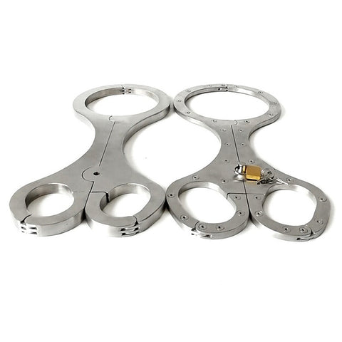 Anodized Aluminum Cangue Bondage Restraint - Cuffs and Restraints
