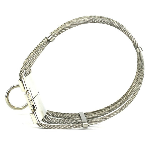 Stainless Steel Unisex Slave Collar By Bdstyle - Steel Sex Toys