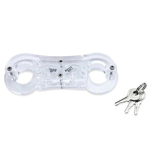Acrylic Glass BDSM Finger Cuff Ratchet Clasp - Cuffs and Restraints
