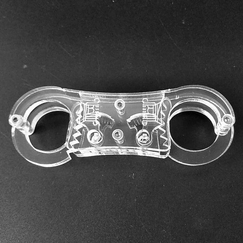 Acrylic Glass BDSM Finger Cuff Ratchet Clasp - Cuffs and Restraints
