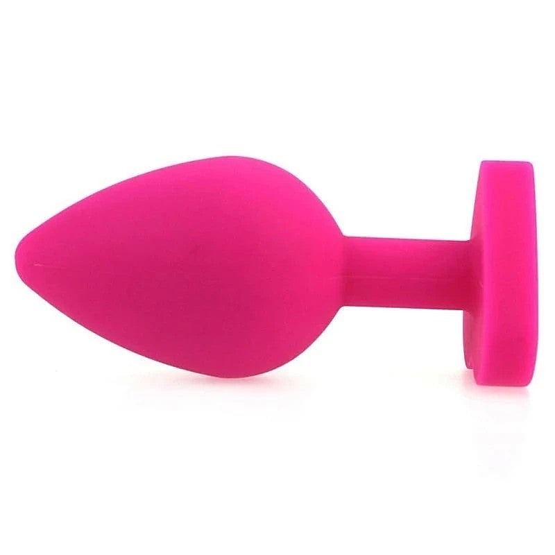 Heart-Shaped Silicone Anal Plug By Bdstyle - Butt Plugs