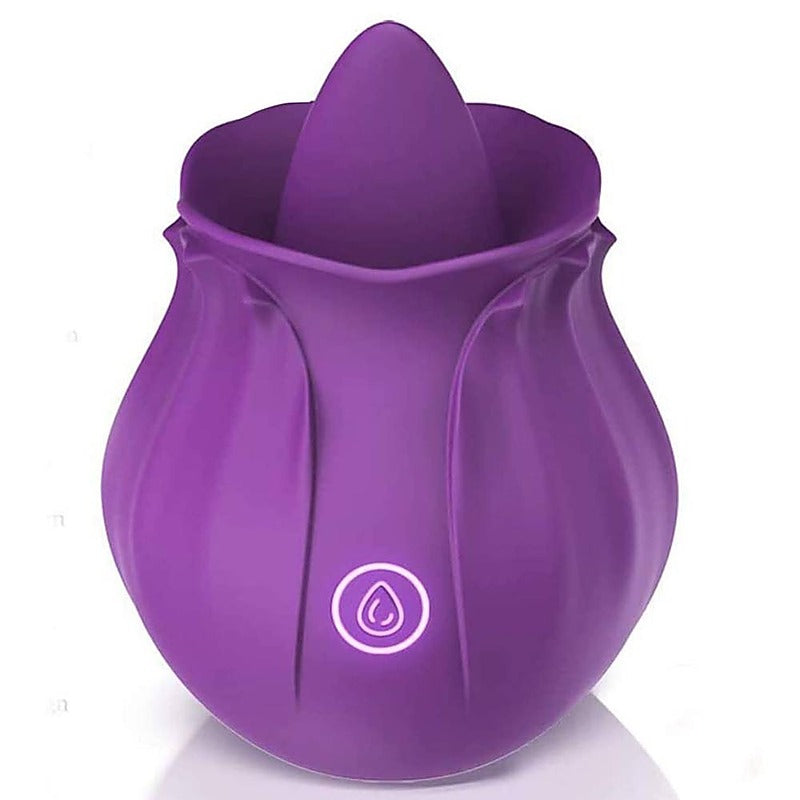 BDStyle 7 Functions Flower Tongue Vibrator - Finger and Tongue Vibrators
