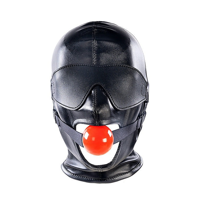 BDStyle Bondage Hood With Blindfold And Mouth Gag Female - Bondage Hoods