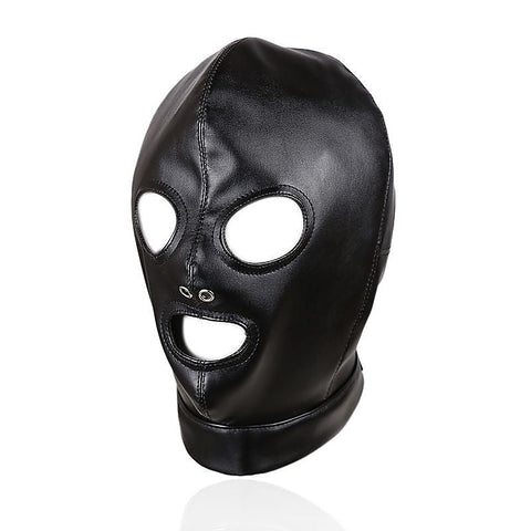 BDStyle Mouth And Eye Open With Nostril Hole Bondage Hood - Bondage Hoods