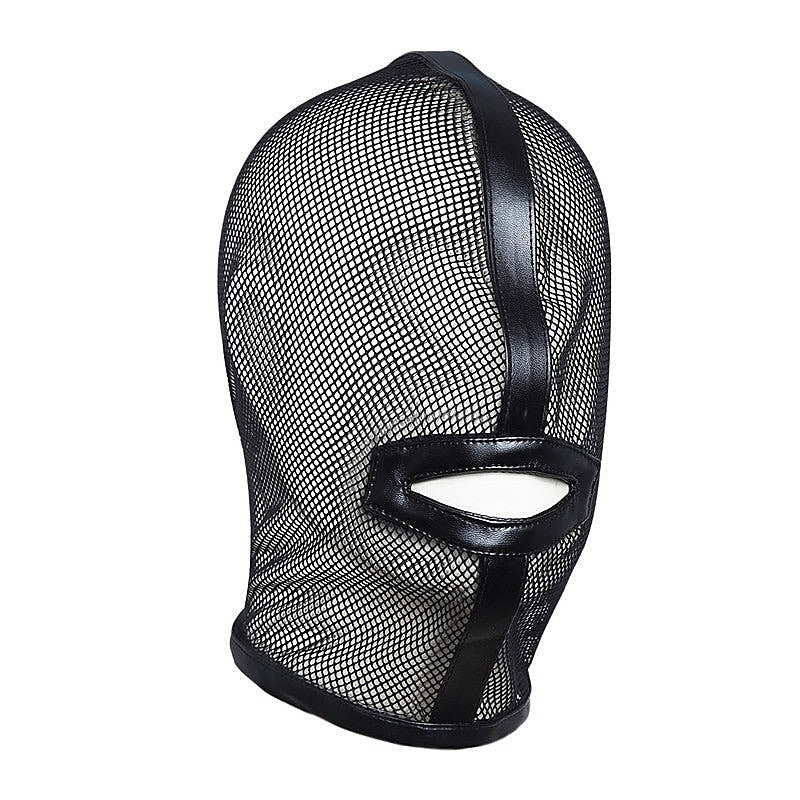 Premium Mesh Bondage Play Hood By Bdstyle - Bondage Hoods