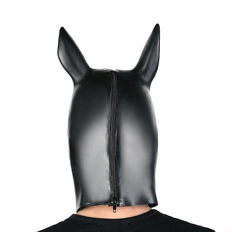 Latex Horse Head Bondage Hood By Bdstyle - Bondage Hoods