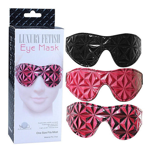 BDStyle Diamond Patterned Sinful Blindfold - Blindfolds And Masks