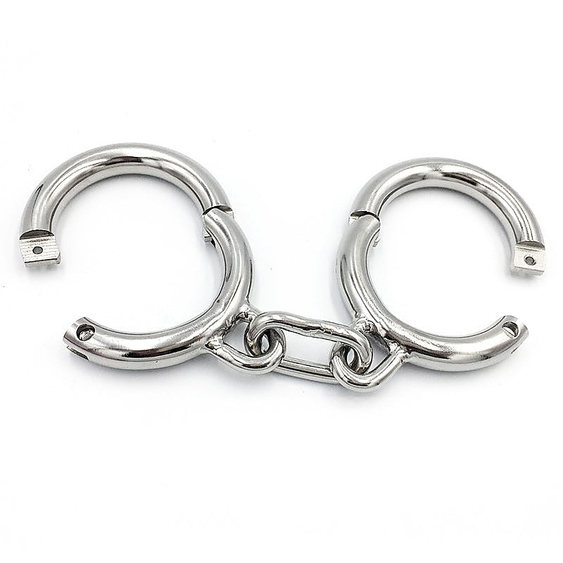 Heavy Duty Metal Wrist Cuffs by BDStyle - Cuffs And Restraints